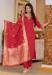 Picture of Superb Silk Crimson Readymade Salwar Kameez