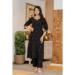 Picture of Radiant Silk Black Readymade Salwar Kameez