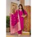Picture of Beautiful Silk Deep Pink Readymade Salwar Kameez