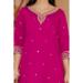 Picture of Beautiful Silk Deep Pink Readymade Salwar Kameez