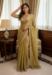 Picture of Magnificent Chiffon Dark Khaki Saree