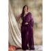 Picture of Elegant Chiffon Maroon Saree
