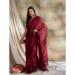 Picture of Magnificent Chiffon Fire Brick Saree