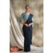 Picture of Alluring Chiffon Dark Slate Grey Saree