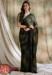 Picture of Statuesque Chiffon Dark Olive Green Saree