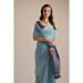 Picture of Grand Cotton Dark Slate Blue Saree