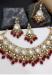 Picture of Superb Maroon Necklace Set