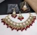 Picture of Superb Maroon Necklace Set