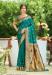 Picture of Statuesque Silk Teal Saree