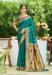 Picture of Statuesque Silk Teal Saree