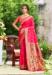 Picture of Comely Silk Crimson Saree