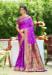 Picture of Wonderful Silk Dark Orchid Saree