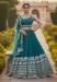 Picture of Amazing Net Teal Lehenga Choli