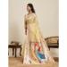 Picture of Beauteous Cotton & Silk Pale Golden Rod Saree