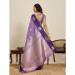 Picture of Sublime Silk Light Slate Grey Saree