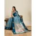 Picture of Ideal Silk Cadet Blue Saree