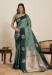 Picture of Good Looking Silk Dark Sea Green Saree