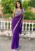 Picture of Comely Georgette Dark Slate Blue Saree
