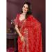 Picture of Ravishing Georgette Crimson Saree
