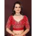 Picture of Ravishing Georgette Crimson Saree