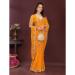 Picture of Magnificent Georgette Orange Saree