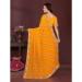 Picture of Magnificent Georgette Orange Saree