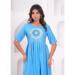Picture of Marvelous Rayon Light Sky Blue Kurtis & Tunic