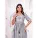Picture of Well Formed Rayon Silver Kurtis & Tunic