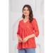 Picture of Superb Rayon Crimson Kurtis & Tunic