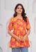 Picture of Ravishing Rayon Sandy Brown Kurtis & Tunic