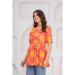 Picture of Ravishing Rayon Sandy Brown Kurtis & Tunic