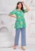 Picture of Pleasing Rayon Light Sea Green Kurtis & Tunic