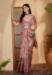 Picture of Graceful Linen Rosy Brown Saree