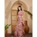Picture of Graceful Linen Rosy Brown Saree