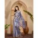 Picture of Graceful Linen Light Steel Blue Saree