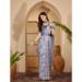 Picture of Graceful Linen Light Steel Blue Saree