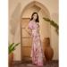 Picture of Superb Linen Pale Violet Red Saree