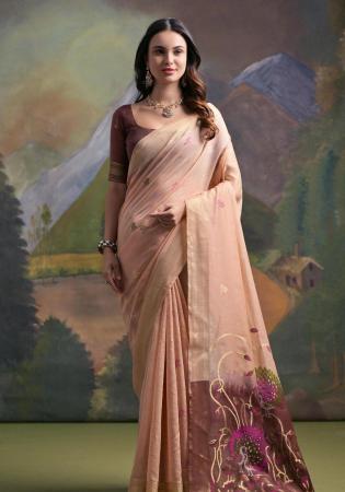 Picture of Bewitching Cotton Indian Red Saree