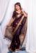 Picture of Classy Linen & Silk Brown Saree