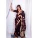 Picture of Classy Linen & Silk Brown Saree