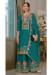 Picture of Amazing Chiffon Sea Green Straight Cut Salwar Kameez