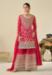 Picture of Fascinating Chiffon Crimson Straight Cut Salwar Kameez