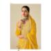 Picture of Chiffon Golden Rod Straight Cut Salwar Kameez