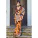 Picture of Lovely Silk Golden Rod Saree