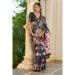 Picture of Gorgeous Silk Black Saree