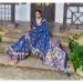 Picture of Graceful Silk Midnight Blue Saree