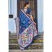 Picture of Graceful Silk Midnight Blue Saree