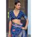 Picture of Graceful Silk Midnight Blue Saree
