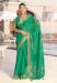 Picture of Appealing Linen & Silk Teal Saree