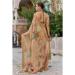 Picture of Excellent Linen & Silk Beige Saree
